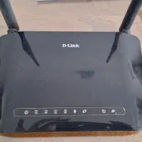 مودم D-Link دو آنتن  وایفایدار و کاملاً سالم