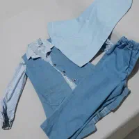 فروش لباس فرم دخترانه سایز ۲ و ۳، جنس لی + مقنعه