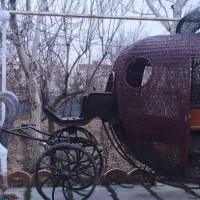 تعدادی مجسمه و آلاچیق چوبی  حصیری فروشی|مجسمه، تندیس، ماکت|تهران, بلوار کشاورز|دیوار