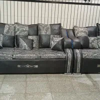مبل راحتی چرم هفت نفره