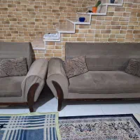 مبل راحتی ۷ نفره با چوب با کیفیت