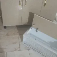 سلام یه اب چکان با وسایلش وکمدظرف شور دوقلو|آب‌چکان و نظم‌دهنده ظروف|نیمروز, |دیوار