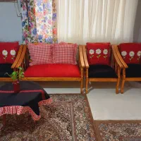 مبل ۸ نفره سنتی|مبلمان خانگی و میز عسلی|بابل, |دیوار