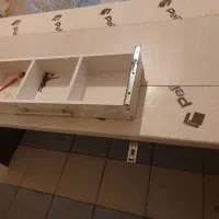 میز ام دی اف بزرگ کارگاهی|میز تحریر و کامپیوتر|بیرجند, |دیوار