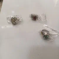 انگشتر نقره . موزانایت . سیترین . یاقوت . اصل|جواهرات|مشهد, نظام دوست|دیوار