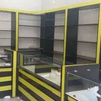 دکوراسیون قفسه و ویترین ام دی اف