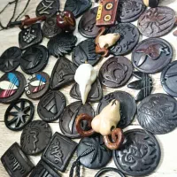 آویز جاسوییچی  گردنبند چوبی دست ساز