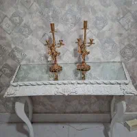 سنتور به همراه میز و میز کنسول آینه|سازهای سنتی|مشهد, حضرت حجت|دیوار