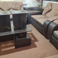 فروش ست کامل مبل راحتی به همراه جلو مبلی