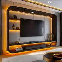 مجری تخصصی تی وی وال کافی بار اینه کنسول جاکفشی