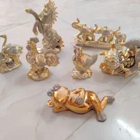 دکوری طلایی کاملاً نو و داخل کارتن|صنایع دستی و سایر لوازم تزئینی|زاهدان, |دیوار