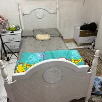 تخت تکنفره سفید