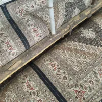 اندازه جفت ۶متری حاشیه افسری زمینه سرمه ای