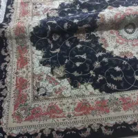 فرش سورمه ای ۷۰۰ شانه ۹ ۱۲ متری جفت درحد
