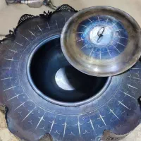 منقل نقره کوب آنتیک شبکه شعر زیبا کلکسیونی تشریفات|صنایع دستی و سایر لوازم تزئینی|اصفهان, لنبان|دیوار