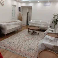 مبل ۸ نفره فرانسوی با میز و عسلی آکبند آماده تحویل