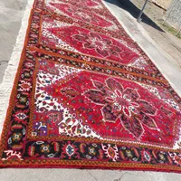 دوجفت فرش شش متری نقشه تاجری هریس