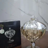 دو عدد کریستال پایه دار لهستان|ظروف سرو و پذیرایی|قم, شهرک قدس|دیوار