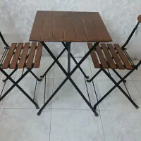 میز و صندلی تاشو ۲ نفره