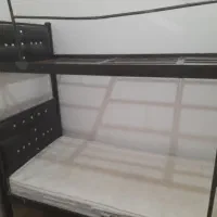 تخت دو طبقه فلزی|تخت و سرویس خواب|قنوات, |دیوار