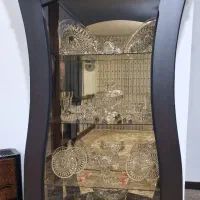 بوفه چوبی ساده و زیبا با کیفیت چوب عالی