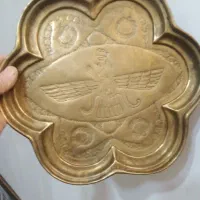 سینی برنجی قلم  قدیمی