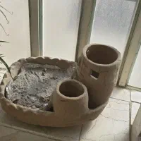 منقل گلی|ظروف پختوپز|خمینیشهر, |دیوار