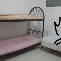 تخت ۲طبقه فلزی محکم