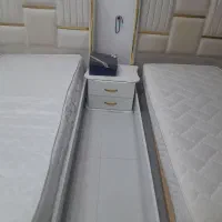 دوعدد تخت خواب با دوتا تشک رویال|تخت و سرویس خواب|اهواز, فرهنگ شهر|دیوار