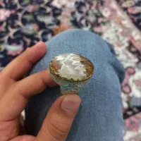 انگشتر نقره سنگ شجر