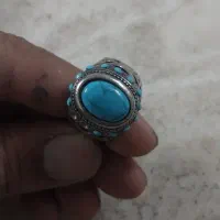 انگشتر فیروزه نقره