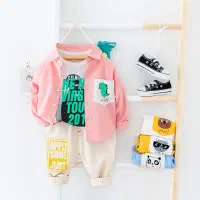 دوتیکه وارداتی پیراهن با شلوار کتان اسمال و مدیوم