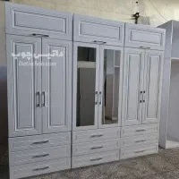 کمد لباس درب لولایی ممبران مدل انگلیسی(کمد پازلی)