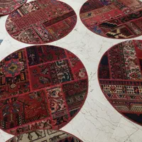 فرش دستباف چهلتکه کلاژ آذرآبادگان