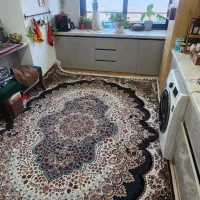 دو تخته فرش ۹ متری سرمه ای کاملا سالم