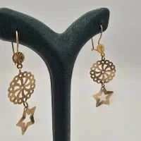 گوشواره ستاره زرگری عظیم پور.