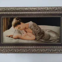 تابلو فرش دست بافت مهر مادری