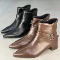 نیم بوت نوک تیز مناسب سخت پسندان