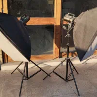 لوازم آتلیه عکاسی فلاش و سافت باکس