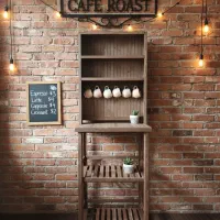 کافه بار چوبی (ارزان..اقتصادی)