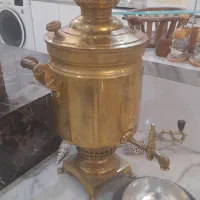 سماور ذغالی برنجی|سماور، چای‌ساز، قهوه‌ساز|کرج, شهرک احمدیه‎|دیوار