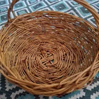 سبد حصیری وچسبیدن یلدا