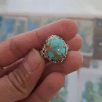انگشتر فیروزه رکاب نقره|جواهرات|نیشابور, فردوس شمالی|دیوار