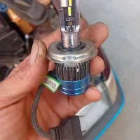 چراغ ال ای دی و استیل برف