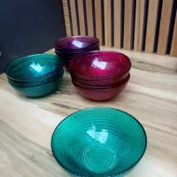 لیوان و پیاله بلور رنگی