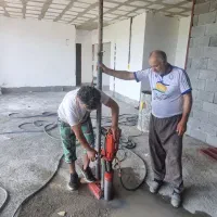 کرگیری و کاشت میلگرد|خدمات پیشه و مهارت|بندر انزلی, معلم|دیوار