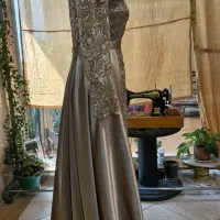 پیراهن مجلسی دو دامنه|لباس|تویسرکان, |دیوار