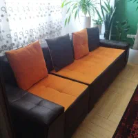 مبل مدل ال فرانسه هفت نفره با کاناپه|مبلمان خانگی و میز عسلی|آستانه اشرفیه, |دیوار