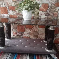 مبل هفت نفره جلو مبلی و دوتا عسلی