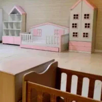 سرویس بچگانه همراه بوفه دکور کتابخانه|اسباب و اثاث بچه|مشهد, توس (بلوار توس)|دیوار